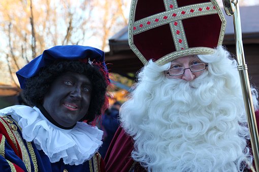 Sinterklaas en zwarte piet